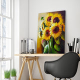 Full Diamond Painting kit - Beautiful Sunflowers