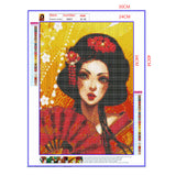 Full Diamond Painting kit - Geisha girl