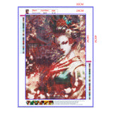 Full Diamond Painting kit - Geisha girl