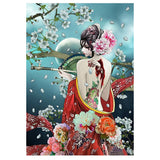 Full Diamond Painting kit - Geisha girl