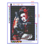 Full Diamond Painting kit - Geisha girl