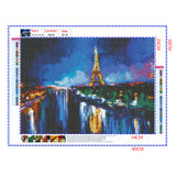 Full Diamond Painting kit - Eiffel Tower at night