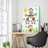 Full Diamond Painting kit - Cute monkeys