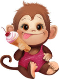 Full Diamond Painting kit - Cute little monkey