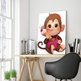 Full Diamond Painting kit - Cute little monkey
