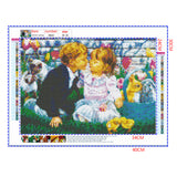 Full Diamond Painting kit - Childhood couple