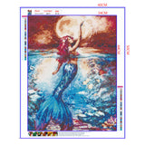 Full Large Diamond Painting kit - Pretty mermaid