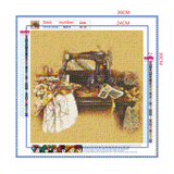 Full Diamond Painting kit - Sewing machine