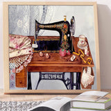 Full Diamond Painting kit - Sewing machine