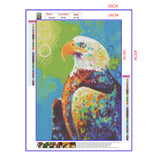 Full Diamond Painting kit - Watercolor eagle