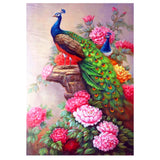 Full Diamond Painting kit - Beautiful peacock (16x20inch)