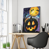 Full Diamond Painting kit - Halloween pumpkin lantern