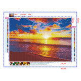 Full Diamond Painting kit - Beautiful beach sunset