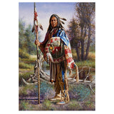 Full Diamond Painting kit - American Indian