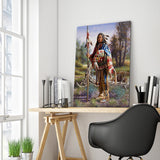 Full Diamond Painting kit - American Indian