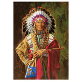 Full Diamond Painting kit - American Indian