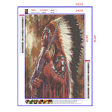 Full Diamond Painting kit - American Indian