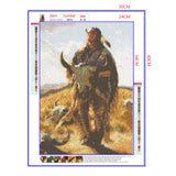 Full Diamond Painting kit - American Indian