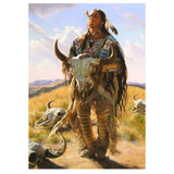 Full Diamond Painting kit - American Indian