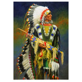 Full Diamond Painting kit - American Indian