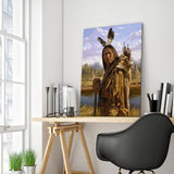 Full Diamond Painting kit - American Indian