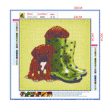 Full Diamond Painting kit - Cute dog in boots