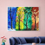 Full Diamond Painting kit - Four Seasons Tree