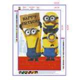 Full Diamond Painting kit - Minions Happy birthday