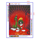 Full Diamond Painting kit - Marvin the Martian and dog