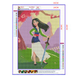 Full Diamond Painting kit - Mulan