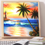 Full Diamond Painting kit - Summer sea scenery