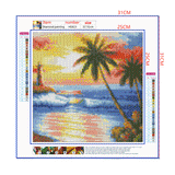 Full Diamond Painting kit - Summer sea scenery