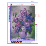 Full Diamond Painting kit - Purple lilac