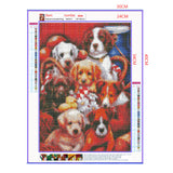 Full Diamond Painting kit - Cute dogs