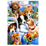 Full Diamond Painting kit - Cute dogs