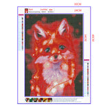 Full Diamond Painting kit - Flashing fox