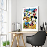 Full Diamond Painting kit - Mickey Mouse and his friends (16x20inch)