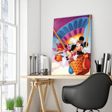 Full Diamond Painting kit - Mickey and Minnie in a hot air balloon (16x20inch)