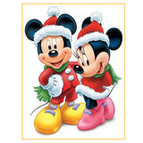 Full Diamond Painting kit - Minnie and Mickey at Christmas (16x20inch)