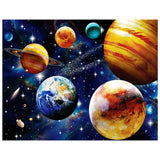 Full Diamond Painting kit - Happy planets