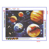 Full Diamond Painting kit - Happy planets