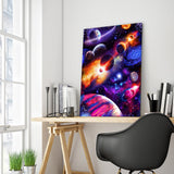 Full Diamond Painting kit - Beautiful planets