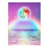 Full Diamond Painting kit - Beautiful rainbow and planet