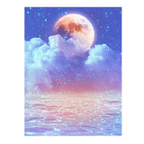 Full Diamond Painting kit - Beautiful moon and sea