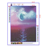 Full Diamond Painting kit - Beautiful moon and sea