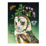 Full Diamond Painting kit - Owl and butterfly