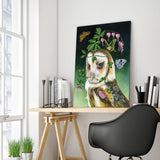 Full Diamond Painting kit - Owl and butterfly