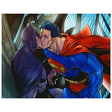 Full Diamond Painting kit - Superman and Batman kiss