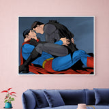 Full Diamond Painting kit - Superman and Batman