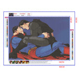 Full Diamond Painting kit - Superman and Batman